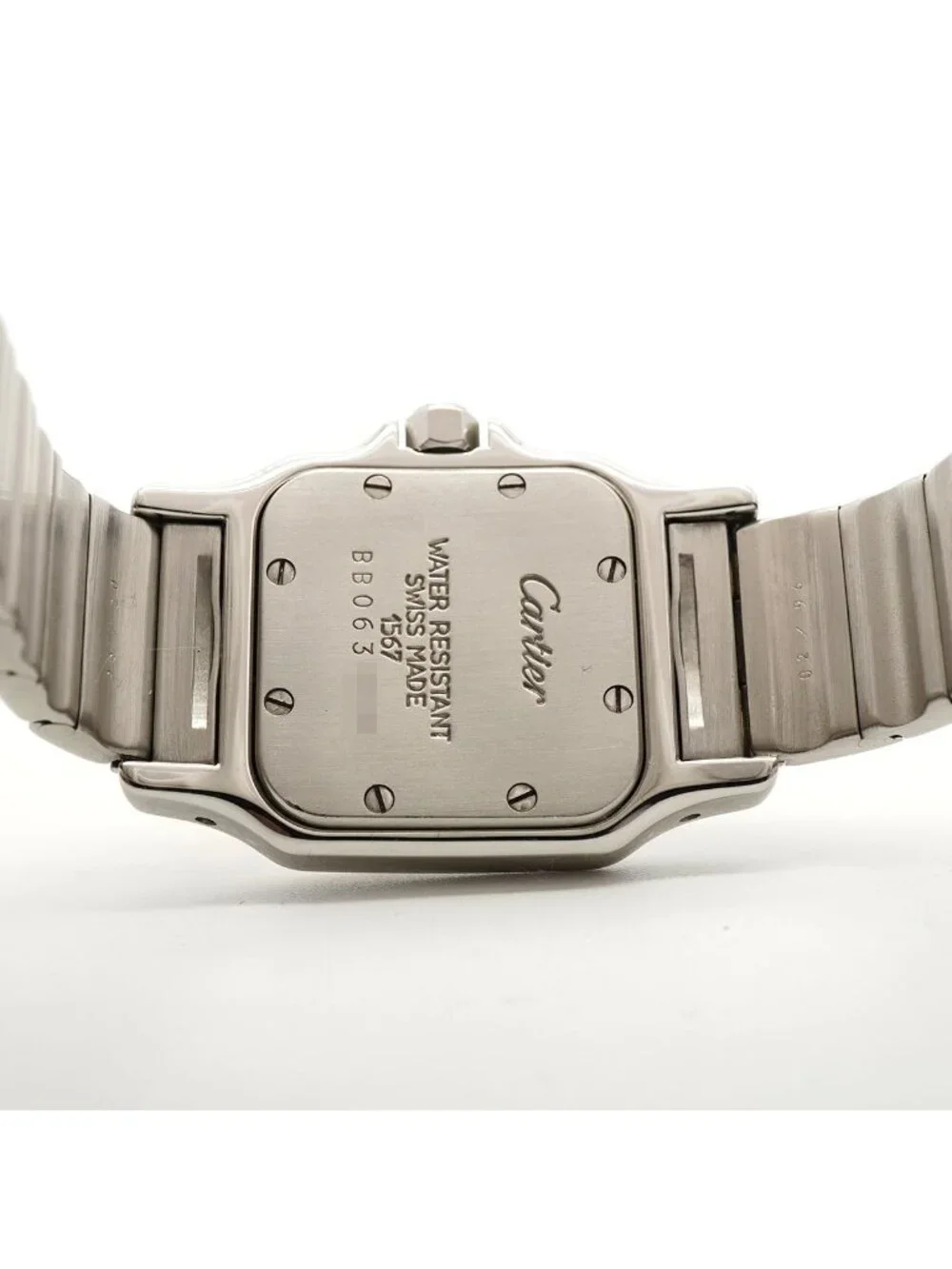 Cartier Santos Galbe SM White Dial Watch